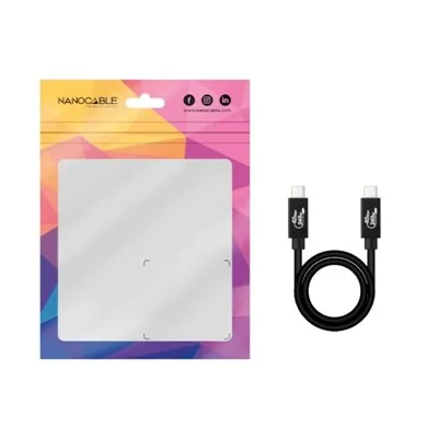 Cable USB 4.0 Nanocable 10.01.5001/ USB Tipo-C Macho - USB Cable USB 4.0 Nanocable 10.01.5001/ USB Tipo-C Macho - USB
