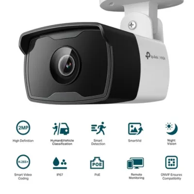 TP-Link VIGI C320I Cámara IP Tipo Bullet con IR para Exterior