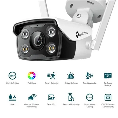 TP-Link VIGI C340-W Cámara de Seguridad IP Exterior 2560 x 1440 TP-Link VIGI C340-W Cámara de Seguridad IP Exterior 2560 x 1440