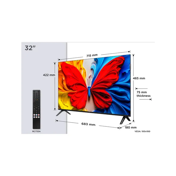 TCL S5K 32S5K Televisor 81,3 cm (32") Full HD Smart TV Wifi Negro