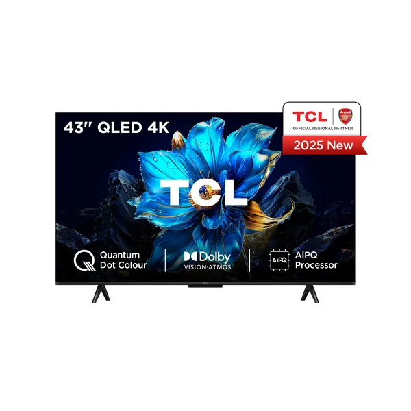 TCL P7K 43P7K Televisor 109,2 cm (43") 4K Ultra HD Smart TV Wifi Metálico 430 cd / m²