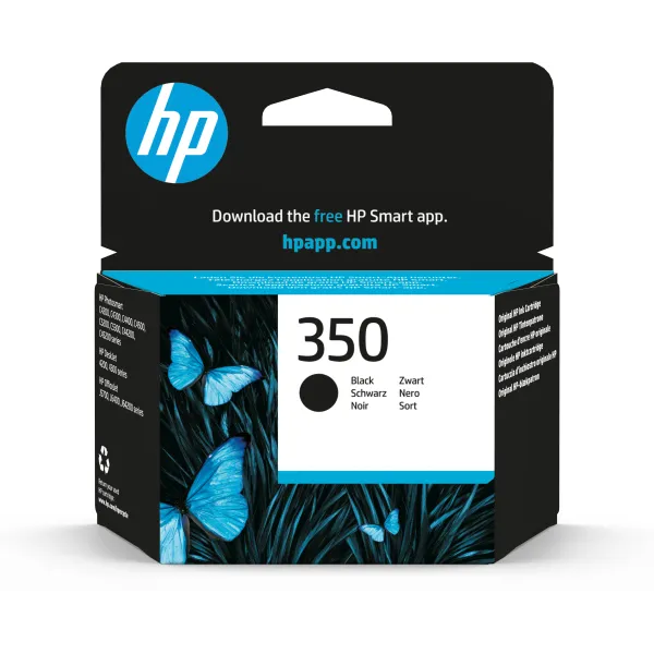 HP 350 negro Original para HP Deskjet D4260, D4300, Photosmart C5280, C4200, Officejet J5780, J5730