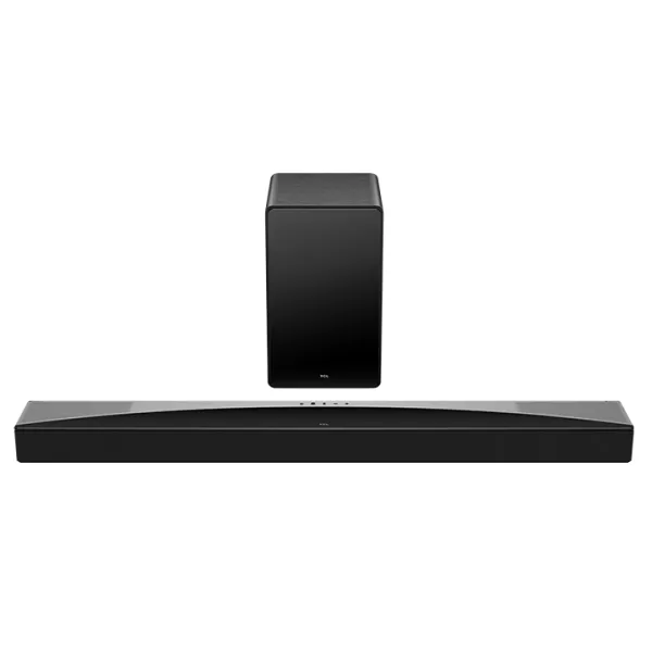 TCL Barra de Sonido Serie Q75H Titanio 620W 5.1.2 con Tecnología Ray•Danz y Subwoofer Inalámbrico