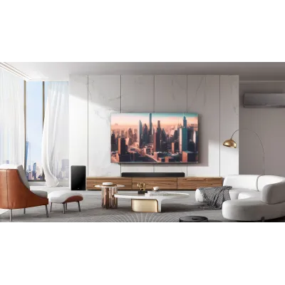 TCL Barra de Sonido Serie Q75H Titanio 620W 5.1.2 con TCL Barra de Sonido Serie Q75H Titanio 620W 5.1.2 con