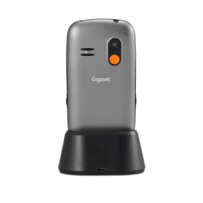 Gigaset GL390 Plata Móvil para personas mayores Botón SOS,Gran