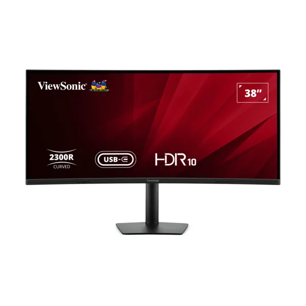Viewsonic VA3820C LED display 96,5 cm (38") 3840 x 1600 Pixeles Wide Quad HD+ Negro