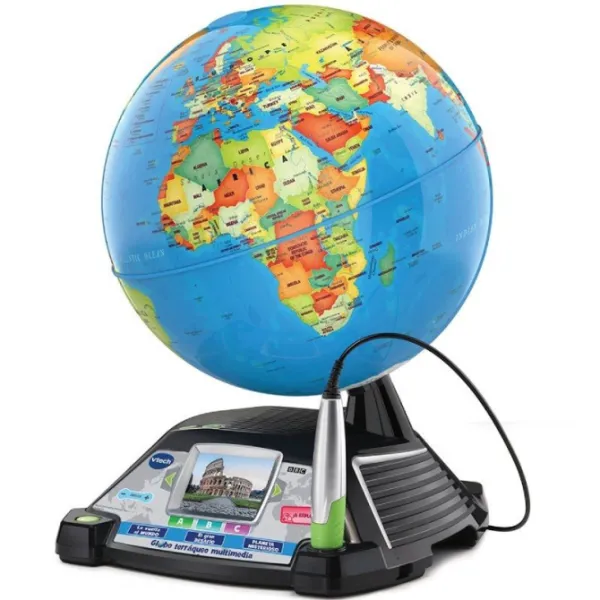Globo Terráqueo Multimedia VTech/ Pantalla LCD