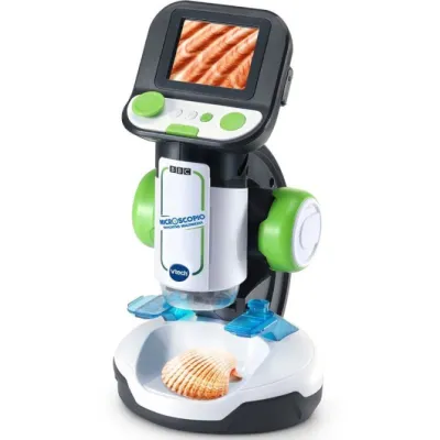 Microscopio Educativo Multimedia VTech/ Pantalla HD Microscopio Educativo Multimedia VTech/ Pantalla HD