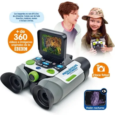 Prismáticos Multimedia VTech Naturaleza y Aventura Prismáticos Multimedia VTech Naturaleza y Aventura