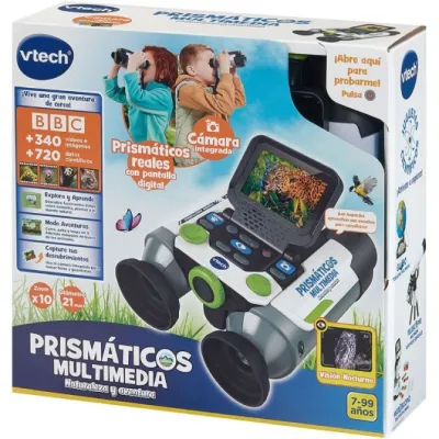Prismáticos Multimedia VTech Naturaleza y Aventura Prismáticos Multimedia VTech Naturaleza y Aventura