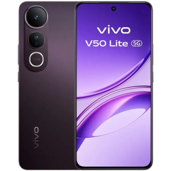 Smartphone Vivo V50 Lite 8GB/ 256GB/ 6.77'/ 5G/ Negro Fantasmal
