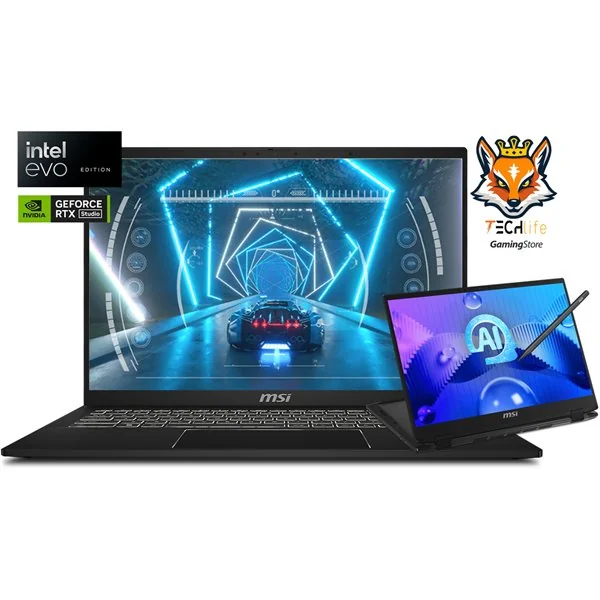 MSI Summit E16 AI Studio A1VFTG-015ES Intel Evo Core Ultra 7-155H 32GB 1TB RTX 4060 16" Táctil