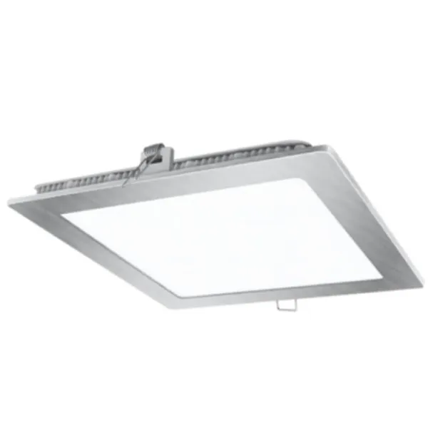 Downlight Iglux LS-102218-FS V2/ Cuadrado/ Ø225x225x19mm/ Potencia 18W/ 1700 Lúmenes/ 6000ºK/ Níquel