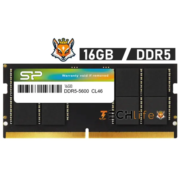 Silicon Power SP016GBSVU480F02 SODIMM DDR5 4800MHz 16GB 1x16GB CL40