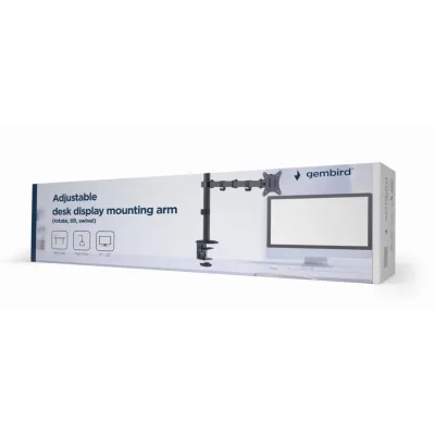 ADJUSTABLE DESK DISPLAY MOUNTING ARM ROTATE TILT SWIVEL