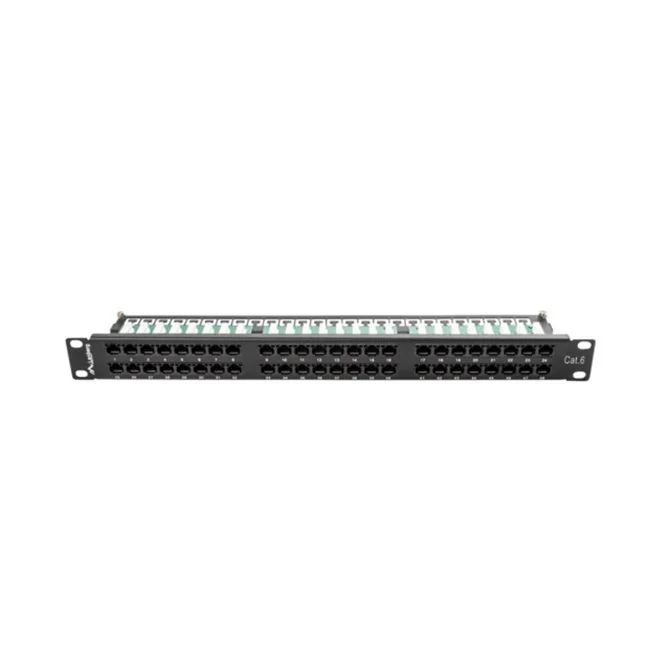 Lanberg PPU6-1048-B panel de parcheo 1U
