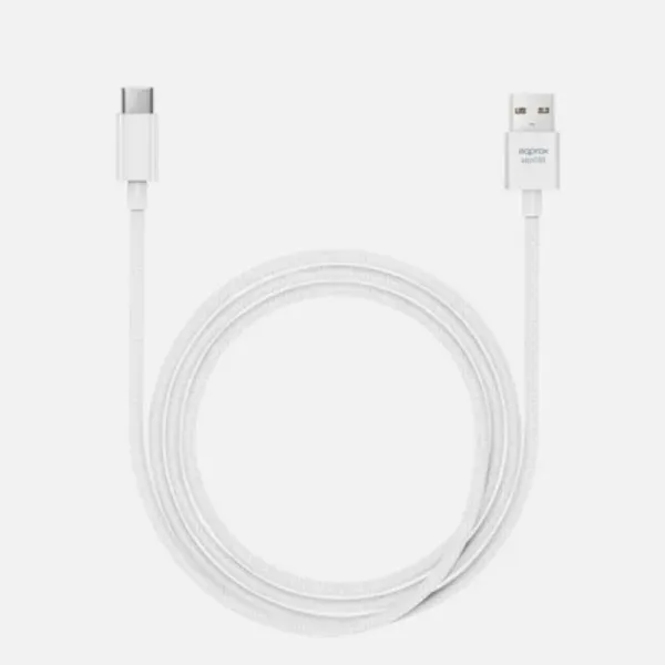 Cable Usb A Type-c 1m Blanco Approx