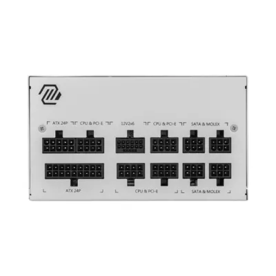 FUENTE ALIMENTACION MSI MAG A850GL PCIE5 BLANCO FUENTE ALIMENTACION MSI MAG A850GL PCIE5 BLANCO