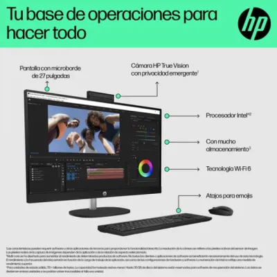 ORDENADOR ALL IN ONE HP 27-CR0075NS i5-1335U 27" FHD 16GB ORDENADOR ALL IN ONE HP 27-CR0075NS i5-1335U 27" FHD 16GB