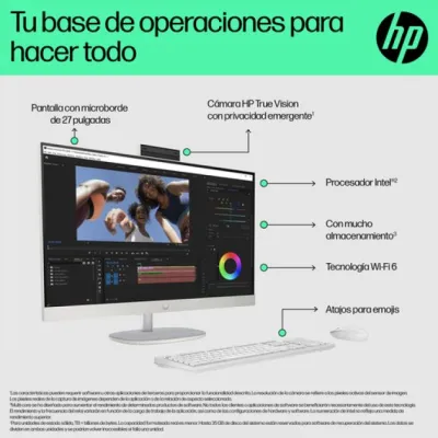 ORDENADOR ALL IN ONE HP 27-CR0075NS i5-1335U 27" FHD 16GB ORDENADOR ALL IN ONE HP 27-CR0075NS i5-1335U 27" FHD 16GB