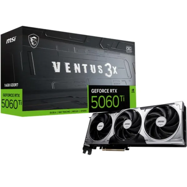 MSI Ventus 3x OC GeForce RTX 5060 Ti 16GB GDDR7