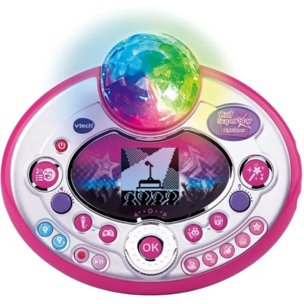 VTech Kidi SuperStar LightShow Micrófono+Altavoz incorporado Inalámbrico Rosa
