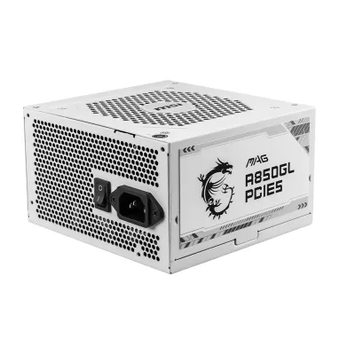 FUENTE ALIMENTACION MSI MAG A850GL PCIE5 BLANCO FUENTE ALIMENTACION MSI MAG A850GL PCIE5 BLANCO