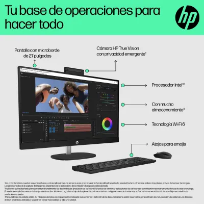 ORDENADOR ALL IN ONE HP 27-CR0075NS i5-1335U 27" FHD 16GB ORDENADOR ALL IN ONE HP 27-CR0075NS i5-1335U 27" FHD 16GB