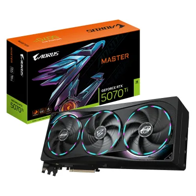 Gigabyte AORUS GeForce RTX 5070 Ti MASTER RGB OC 16GB GDDR7