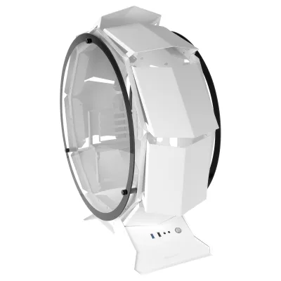 Caja Microatx Gaming Mars Gaming Mcorb White Diseño Esferico