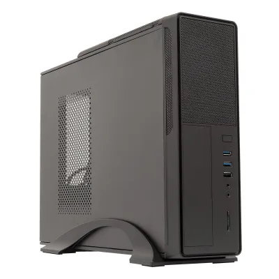 Unykach Caja Slim MATX 2010 Negra USB 3.0 con Fuente SFX 300W