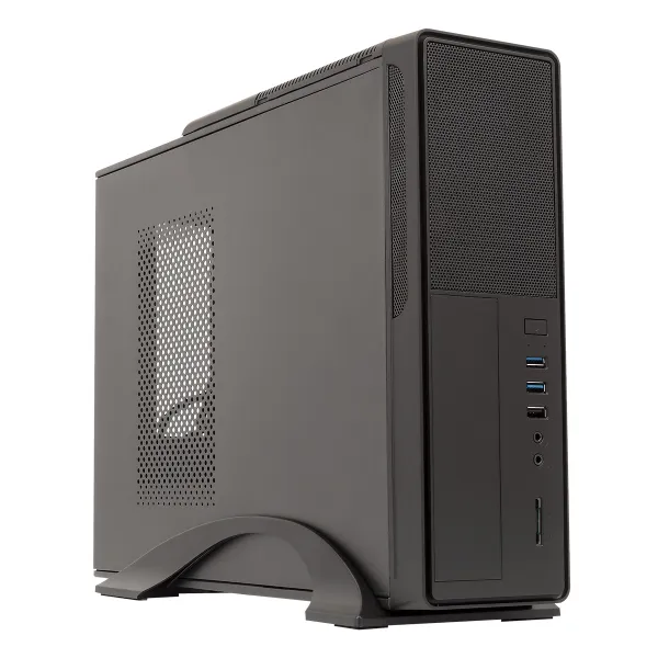 Unykach Caja Slim MATX 2010 Negra USB 3.0 con Fuente SFX 300W 80 Plus