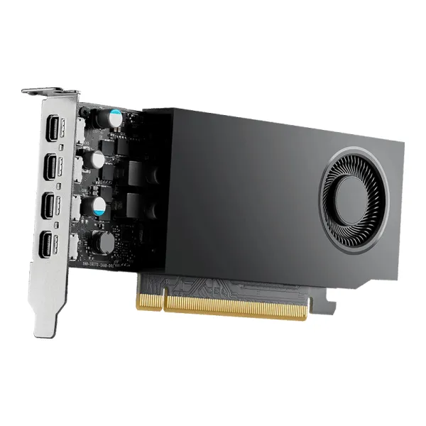 PNY Quadro Nvidia RTX A1000 perfil bajo 8GB GDDR6 con 4x mDP 