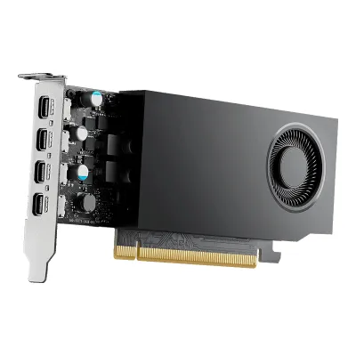 PNY Quadro Nvidia RTX A1000 8GB GDDR6 con 4x mDP