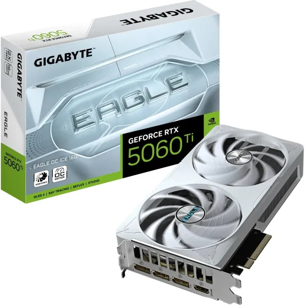 Gigabyte GeForce RTX 5060 Ti Eagle OC ICE White 16GB GDDR7