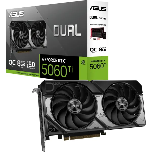 Asus DUAL GeForce RTX 5060 Ti OC 8GB GDDR7