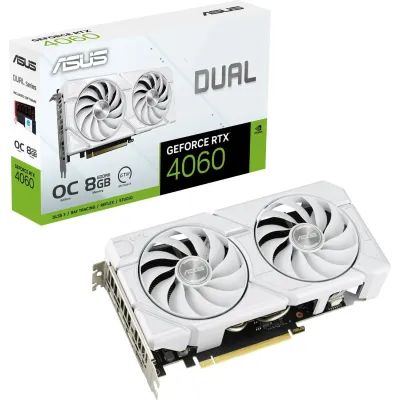Asus Dual GeForce RTX 4060 EVO OC White 8GB GDDR6
