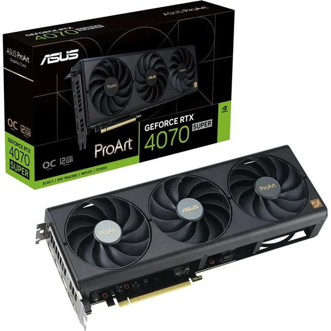 Asus ProArt GeForce RTX 4070 SUPER OC 12GB GDDR6X