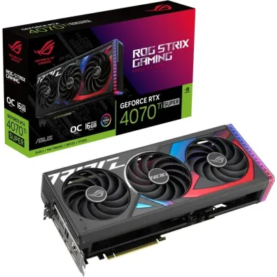 Asus ROG Strix GeForce RTX 4070 Ti SUPER OC 16GB GDDR6X Asus ROG Strix GeForce RTX 4070 Ti SUPER OC 16GB GDDR6X