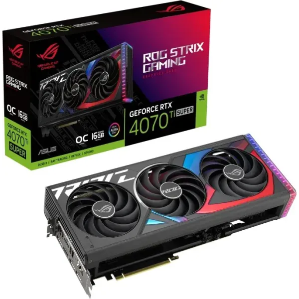 Asus ROG Strix GeForce RTX 4070 Ti SUPER OC 16GB GDDR6X