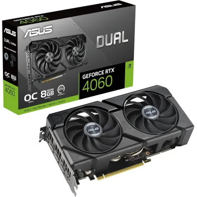 Asus Dual GeForce RTX 4060 V2 OC 8GB GDDR6 DLSS3 Bulk Asus Dual GeForce RTX 4060 V2 OC 8GB GDDR6 DLSS3 Bulk