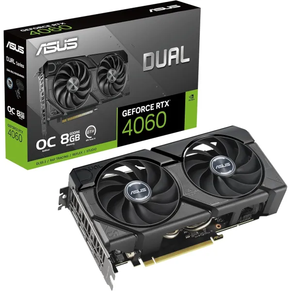 Asus Dual GeForce RTX 4060 V2 OC 8GB GDDR6 DLSS3 Bulk