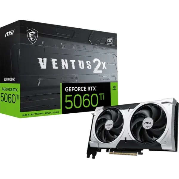 MSI Ventus 2x OC Plus GeForce RTX 5060 Ti 8GB GDDR7