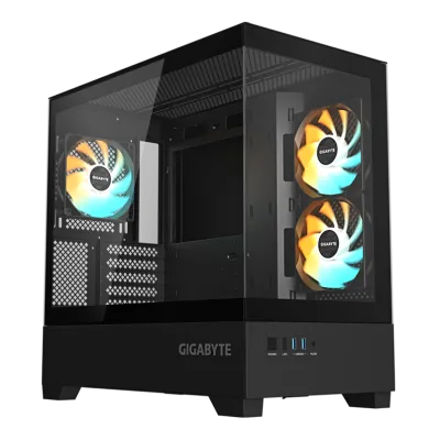 Gigabyte Aorus C201w Panoramic Black RGB Caja mini-ITX/m-ATX Gigabyte Aorus C201w Panoramic Black RGB Caja mini-ITX/m-ATX