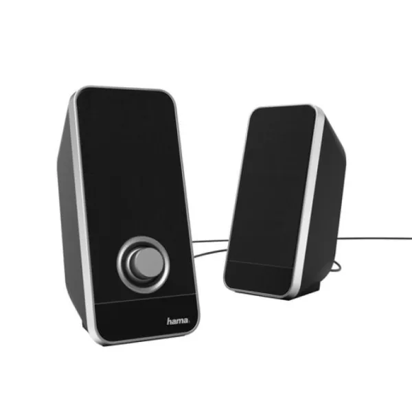 Hama Altavoces Sonic LS-206 6W 2.0, USB Alimentaciòn conexión jack 3,5mm