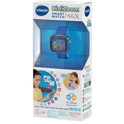 VTech Kidizoom Smartwatch Max Azul Reloj inteligente para niños