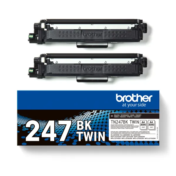 Brother TN-247 BK TWIN Pack DUO Tóner Negro x2