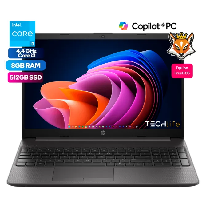 HP 250R G9 Intel Core i3-1315u 8GB 512GB SSD 15.6' FreeDOS