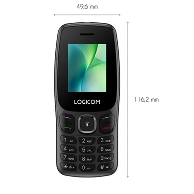 Logicom Posh 405 4G Móvil Negro 1.77" con Camara Logicom Posh 405 4G Móvil Negro 1.77" con Camara
