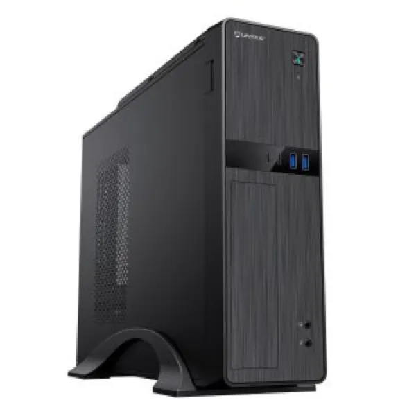 (Km0) CAJA MICRO ATX SLIM UNYKA UK2011 TYPE C DISEÑO COMPACTO FUENTE SFX 450W FORMATO HORIZONTAL VER